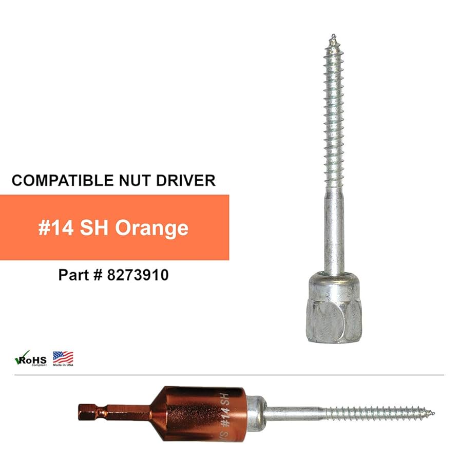 Amazon.com: Sammys 8273910#14 Sh Orange Hex Nut Driver for